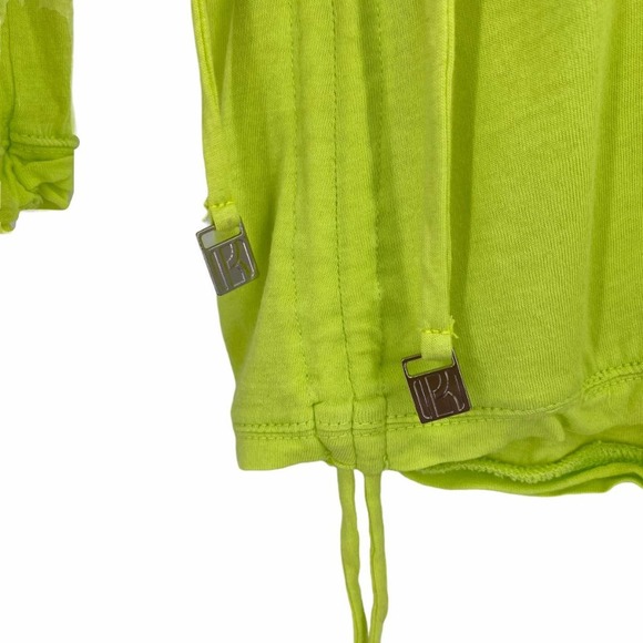 NEW Koral Lime Green Yellow Cool Down Top - Picture 8 of 13